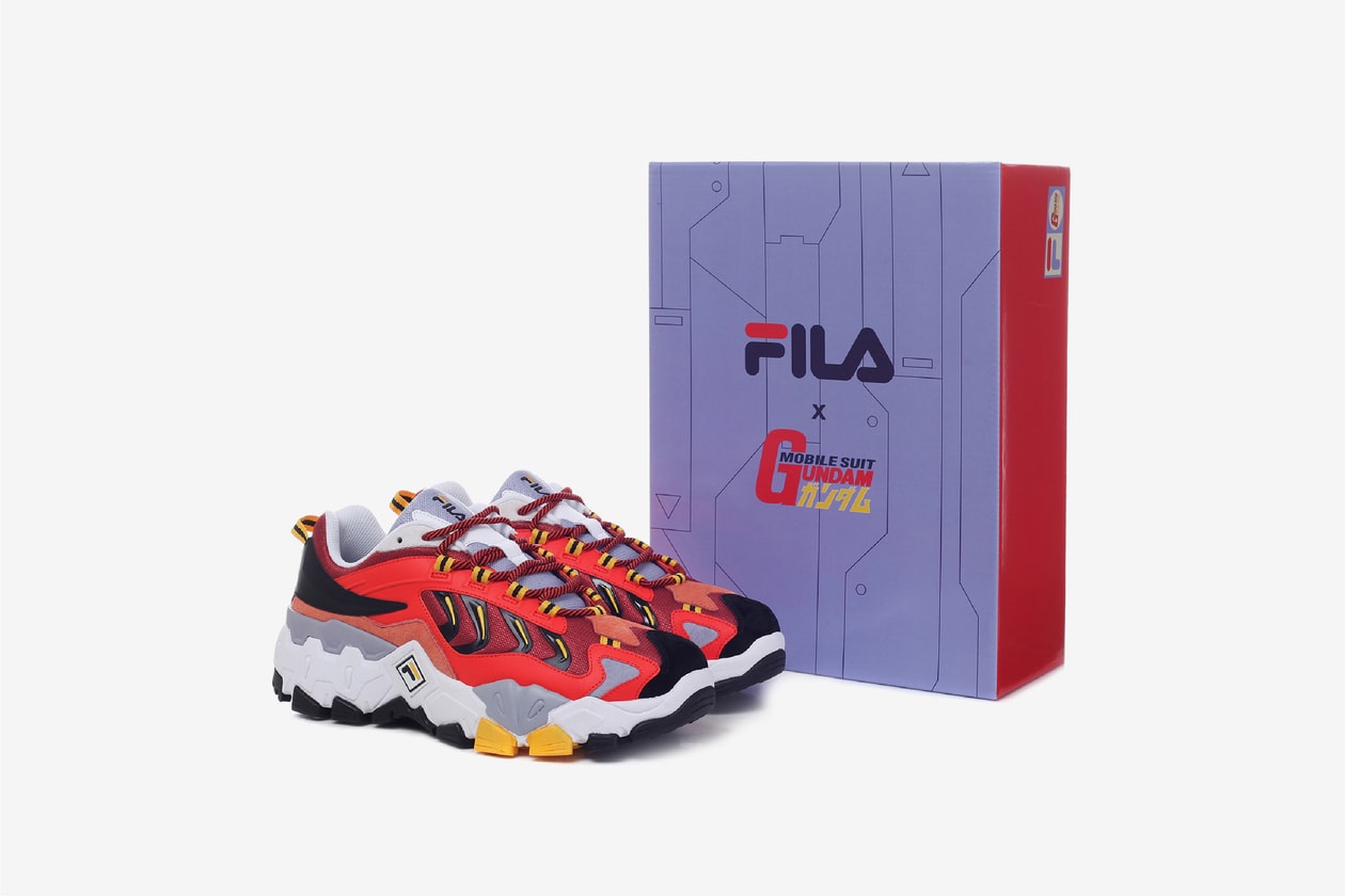 FILA x Mobile Suit Gundam Capsule Collection Apparel Anime Footwear 