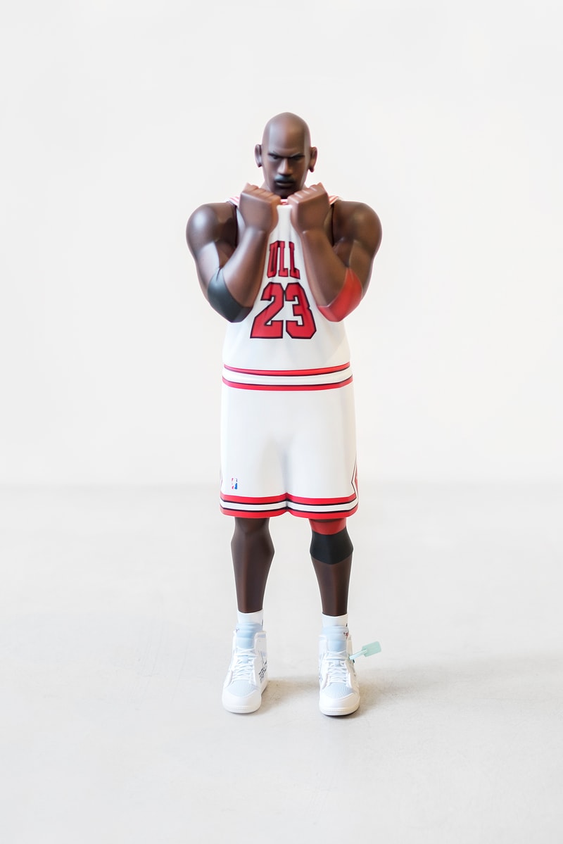Fool's Paradise "XL THREE KING: TWO THREE" collectible figurine virgil abloh the ten sneaker 1997 98 home jersey 23 michael jordan
