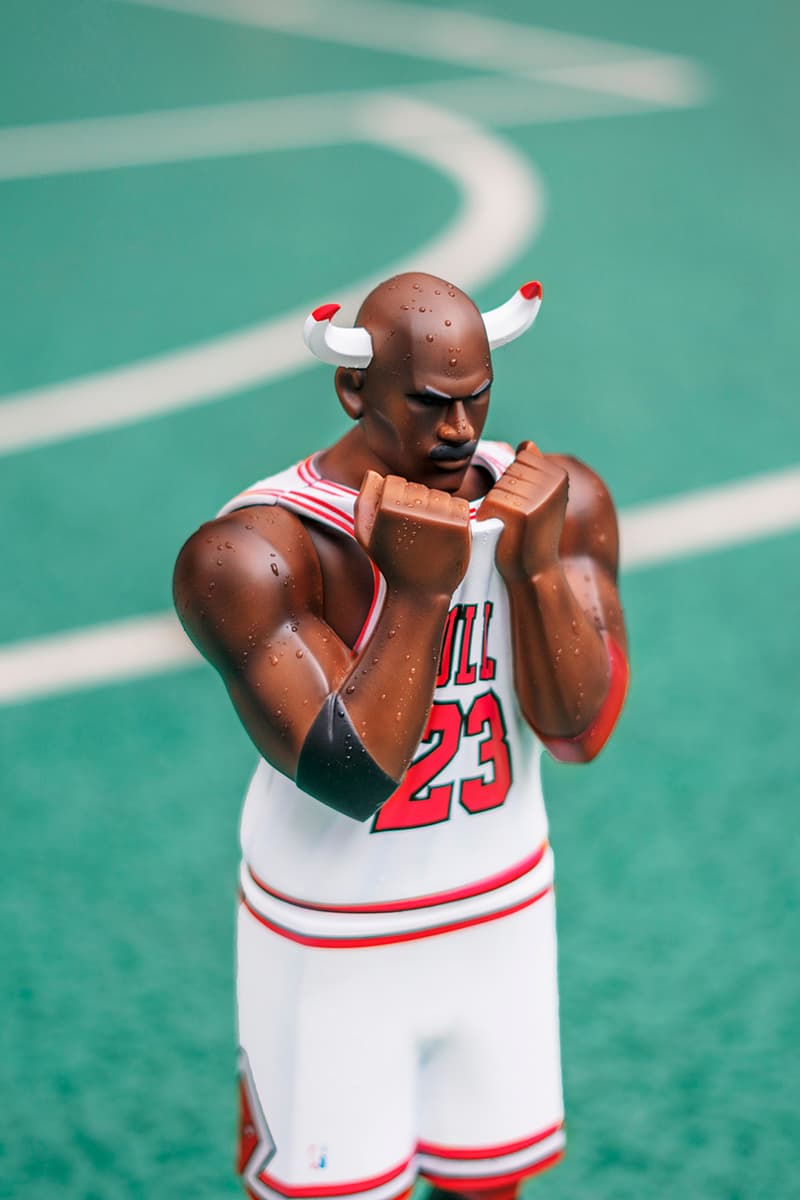 Fool's Paradise "XL THREE KING: TWO THREE" collectible figurine virgil abloh the ten sneaker 1997 98 home jersey 23 michael jordan