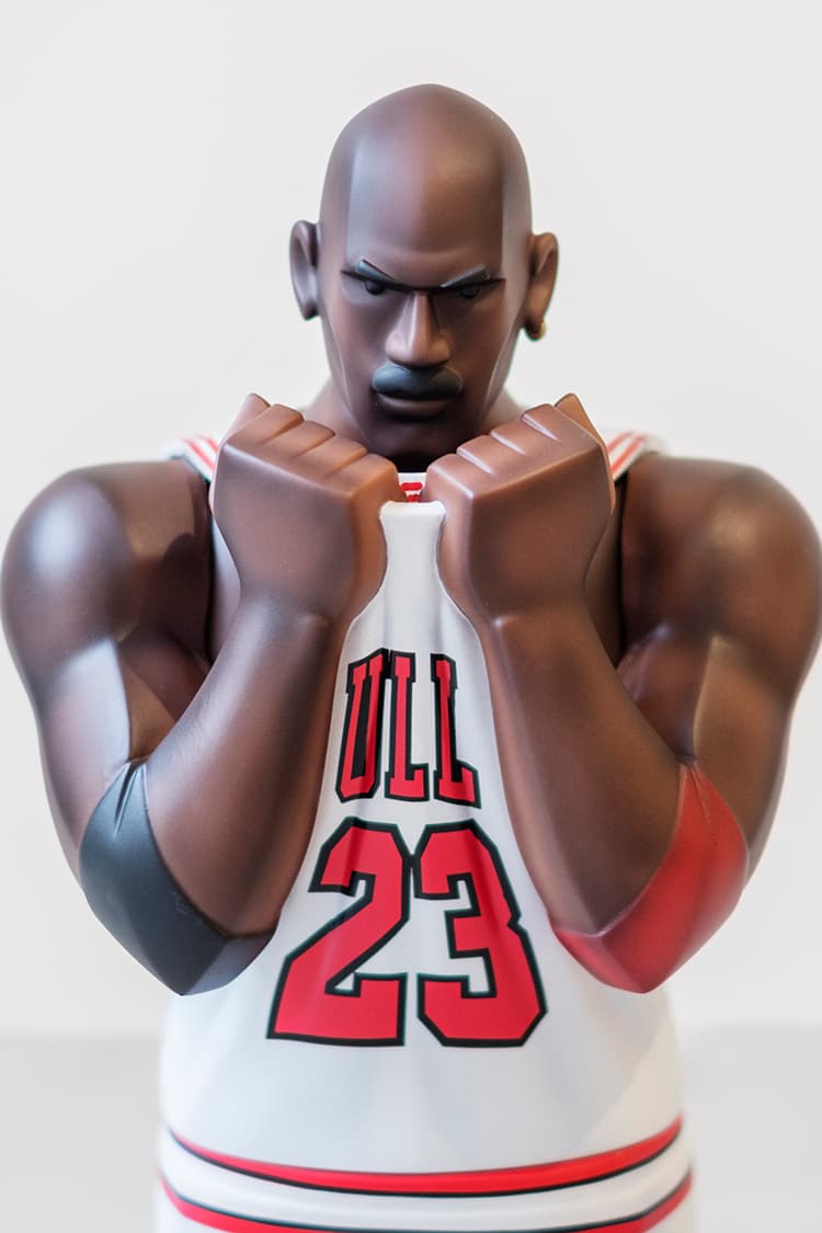 Fool's Paradise "XL THREE KING: TWO THREE" collectible figurine virgil abloh the ten sneaker 1997 98 home jersey 23 michael jordan