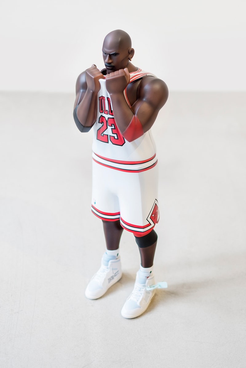 Fool's Paradise "XL THREE KING: TWO THREE" collectible figurine virgil abloh the ten sneaker 1997 98 home jersey 23 michael jordan