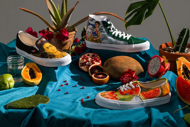 Vans Vault Honors Frida Kahlo in Collaborative Slip-On, Sk8-Hi & Authentic Drop
