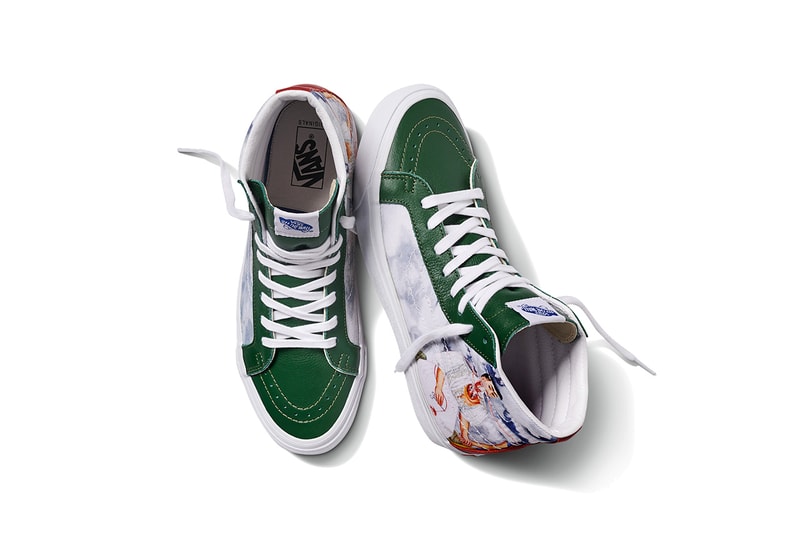 Frida Kahlo Vans Vault UA OG Sk8-Hi LX Authentic Slip On Collaboration Footwear Release Limited Edition Art Sneakers Mexican Artist Floral Self Portrait Leather Canvas