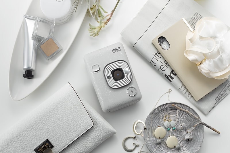 Fujifilm Instax Mini LiPlay Instant Camera Audio Recording Release  Elegant Black Blush Gold Stone White