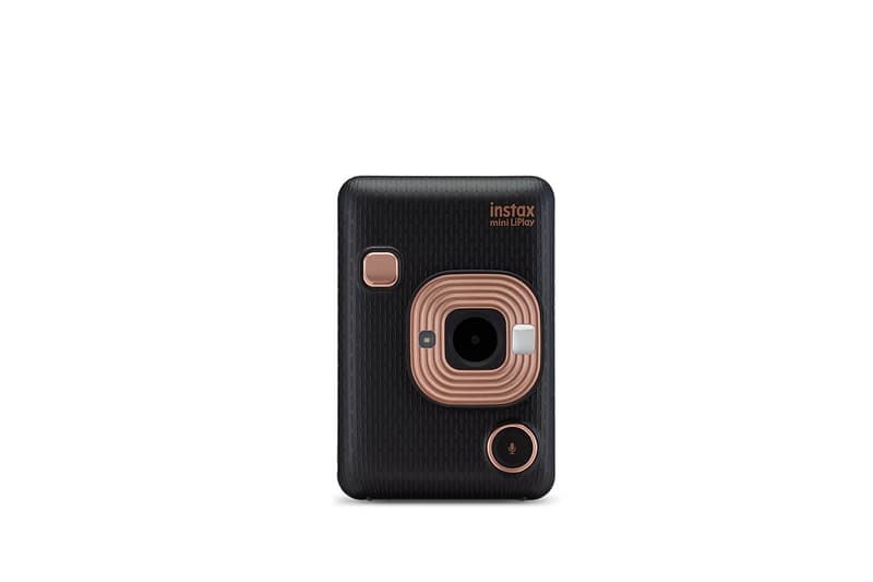 Fujifilm Instax Mini LiPlay Instant Camera Audio Recording Release  Elegant Black Blush Gold Stone White