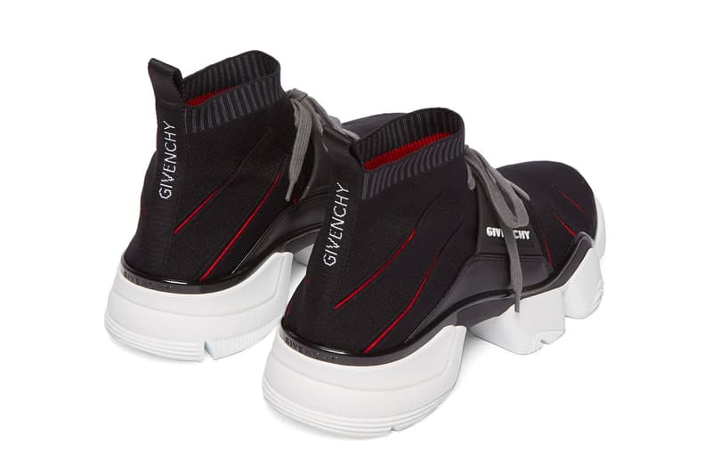 Givenchy Jaw Raised Sock Sneaker Release Black Red White Info Buy Purchase New Cut