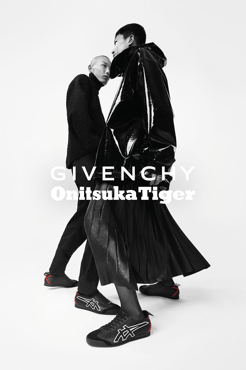 Givenchy x Onitsuka Tiger Nippon Made Mexico 66 collaboration sneaker release date info drop buy colorway black white june 13 2019