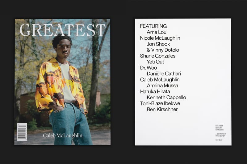 'Stranger Things' Star Caleb McLaughlin Covers GOAT's 'Greatest' Magazine "Issue 03"