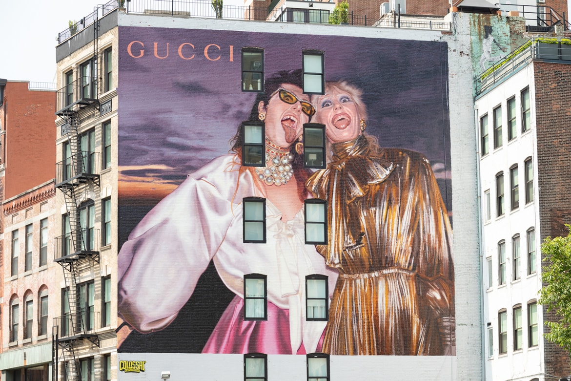 Gucci S Artwalls Turn Its Pf19 Looks Into Murals Hypebeast