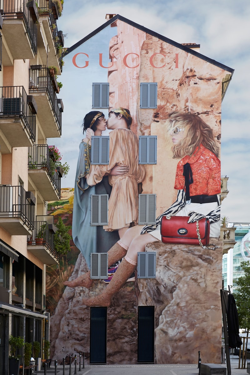 gucci artwalls pre fall 2019 campaign collection lookbook new york shanghai china hong kong 
