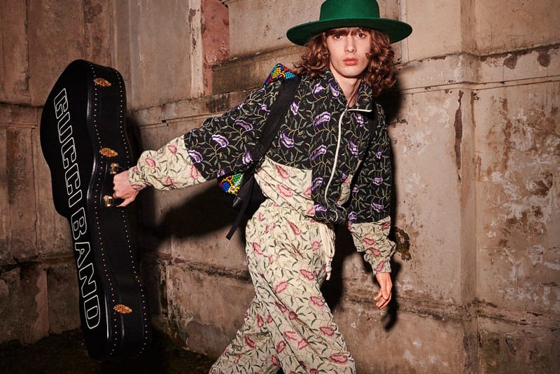 Gucci Cruise 2020's Key Accessory Is a Branded Guitar Case