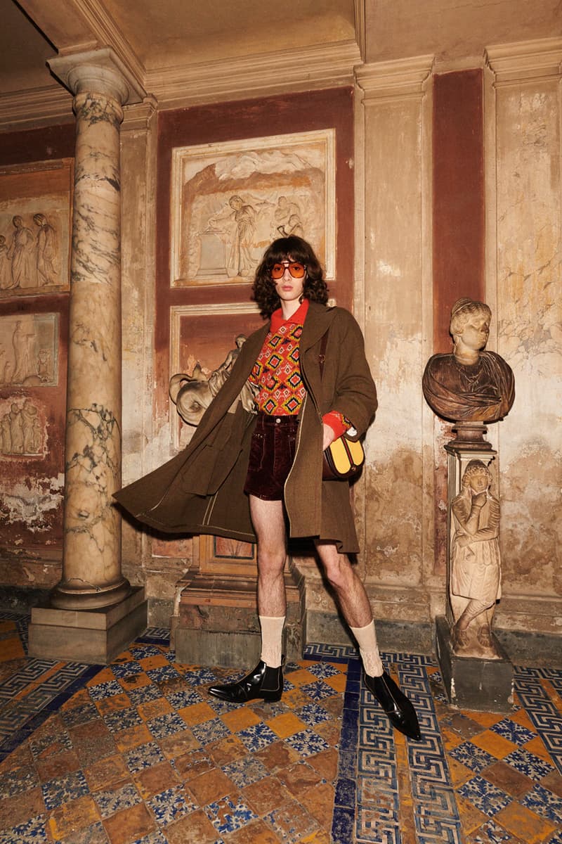 Gucci Cruise 2020 collection lookbook campaign menswear release date info
