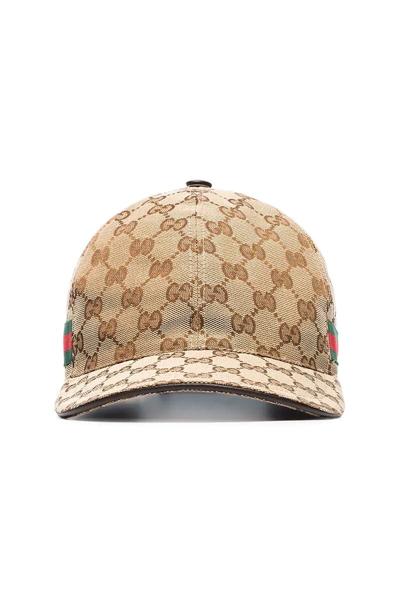 materiale Rejsebureau familie Gucci Drops Floral Print & GG Logo Baseball Caps | HYPEBEAST