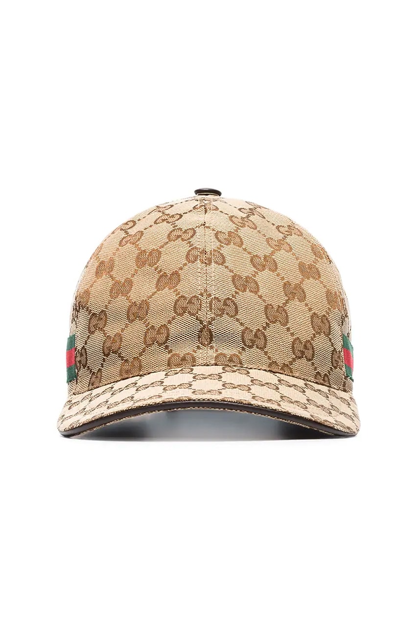 gucci floral print baseball cap brown gg canvas hat spring summer 2019 release