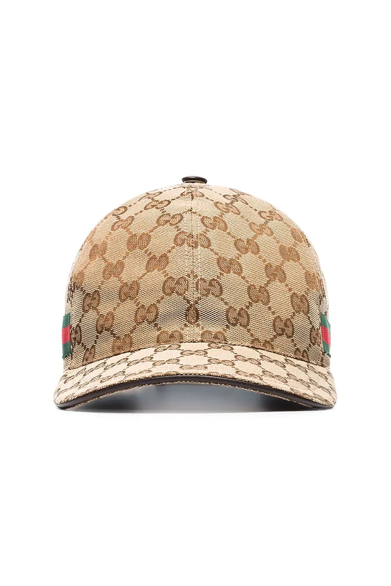 gucci floral print baseball cap brown gg canvas hat spring summer 2019 release