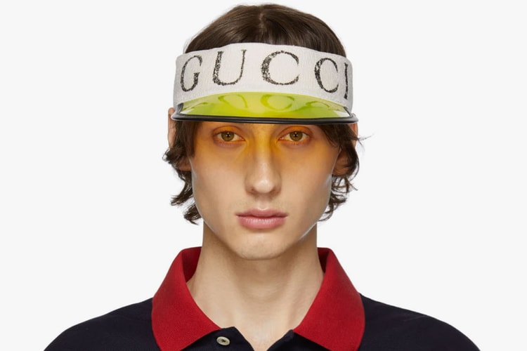 Gucci Releases Retro-Styled Vinyl Sun Visor