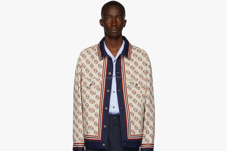 Gucci's Latest "GG" Print Arrives on Silk Shorts and a Denim Jacket