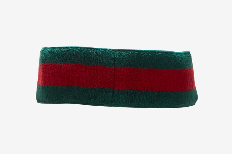 Gucci Ribbed Knit Visor Hat Release Green Red Info