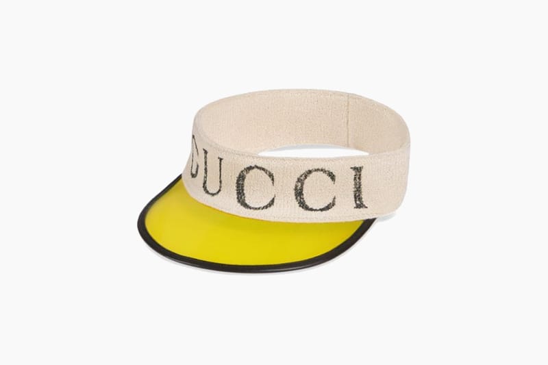 gucci sun visor hat