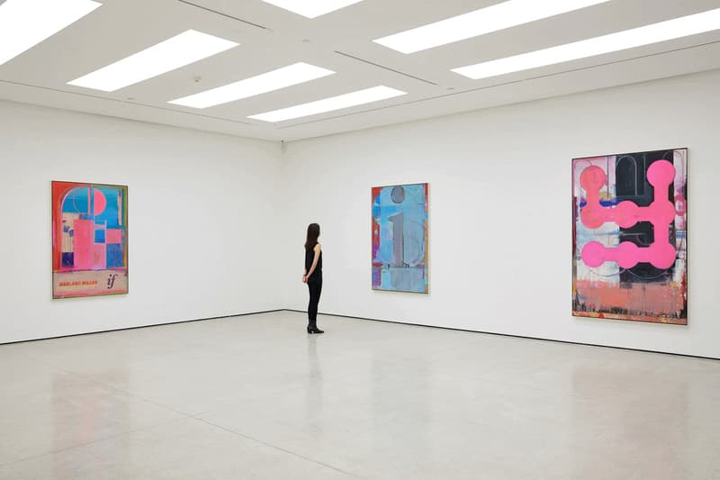 harland miller white cube hong kong exhibition painting artworks