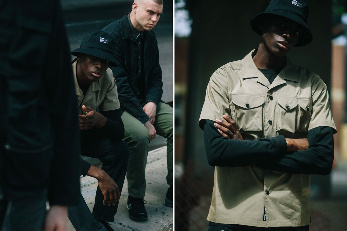 HAVEN Spring Summer 2019 Editorial Lookbook delivery 2 ss19 collection range retailer boutique in-house brand imprint military functional vest tactical jackets Canadian Military OG 107 Combat Coat COOLMAX® service pants bdus cargos 