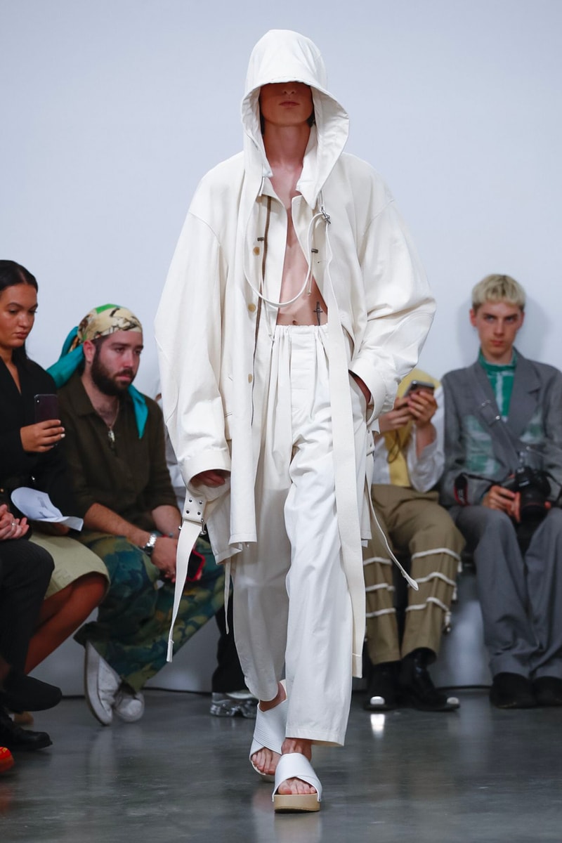 Hed Mayner Spring/Summer 2020 Collection Runway PFW men's menswear womenswear gowns safari fashion tailor