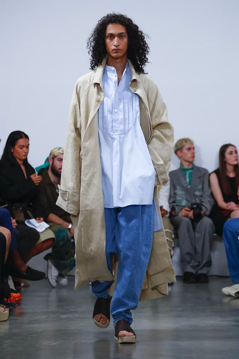 Hed Mayner Spring/Summer 2020 Collection Runway PFW men's menswear womenswear gowns safari fashion tailor