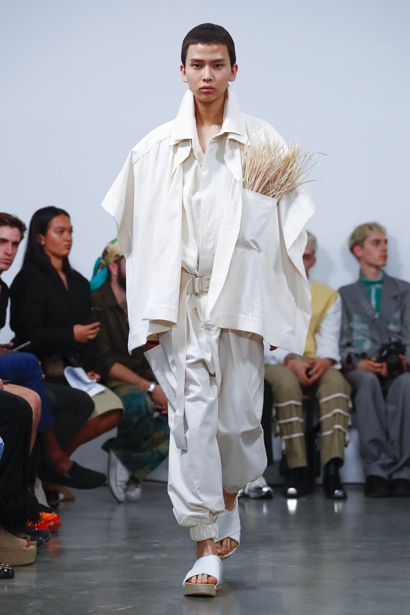 Hed Mayner Spring/Summer 2020 Collection Runway PFW men's menswear womenswear gowns safari fashion tailor