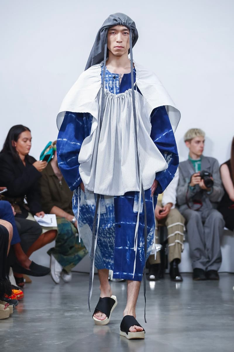 Hed Mayner Spring/Summer 2020 Collection Runway PFW men's menswear womenswear gowns safari fashion tailor