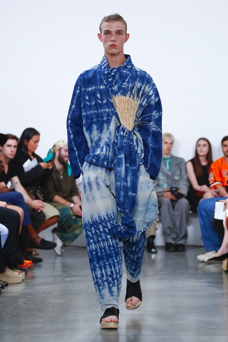 Hed Mayner Spring/Summer 2020 Collection Runway PFW men's menswear womenswear gowns safari fashion tailor