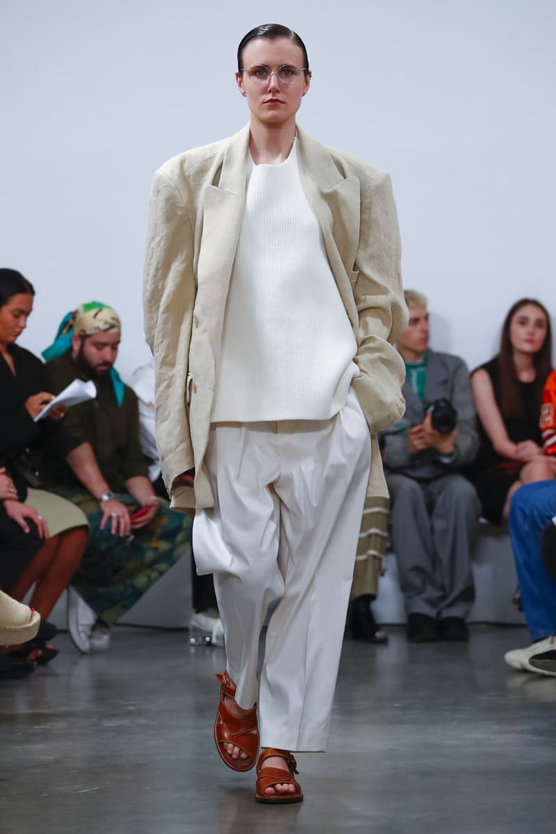 Hed Mayner Spring/Summer 2020 Collection Runway PFW men's menswear womenswear gowns safari fashion tailor