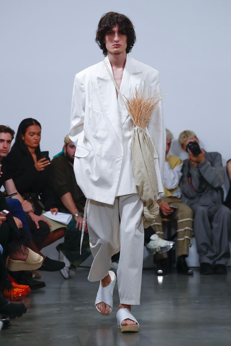 Hed Mayner Spring/Summer 2020 Collection Runway PFW men's menswear womenswear gowns safari fashion tailor