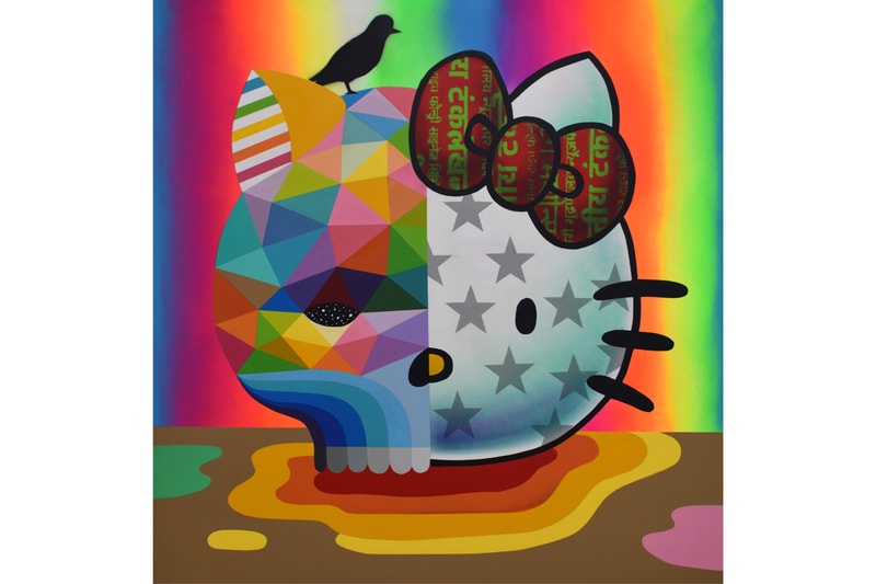 hello kitty anniversary group show corey helford gallery exhibition artworks sanrio