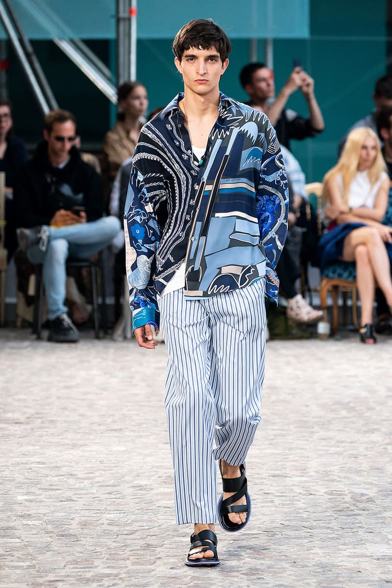 Hermès Paris Fashion Week Men's SS20 Spring/Summer 2020 Menswear Collection Runways Véronique Nichanian Artistic Director Homme Designer 