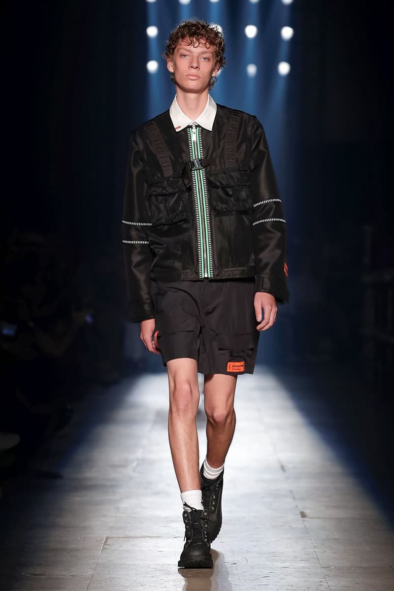 Heron Preston Paris Fashion Week Men's SS20 Spring Summer 2020 Looks Runway Pieces Levi's Collaboration Pieces First Look GORE-TEX