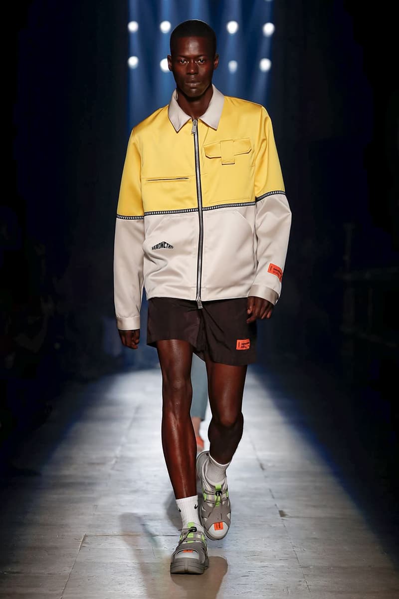 Heron Preston Paris Fashion Week Men's SS20 Spring Summer 2020 Looks Runway Pieces Levi's Collaboration Pieces First Look GORE-TEX