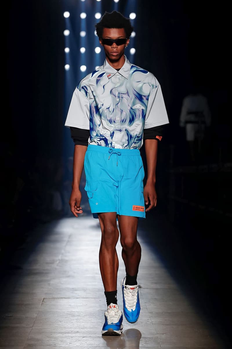 Heron Preston Paris Fashion Week Men's SS20 Spring Summer 2020 Looks Runway Pieces Levi's Collaboration Pieces First Look GORE-TEX