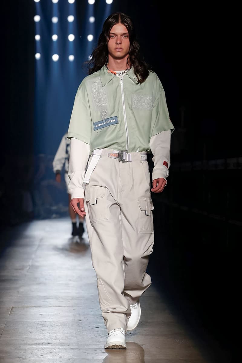 Heron Preston Paris Fashion Week Men's SS20 Spring Summer 2020 Looks Runway Pieces Levi's Collaboration Pieces First Look GORE-TEX