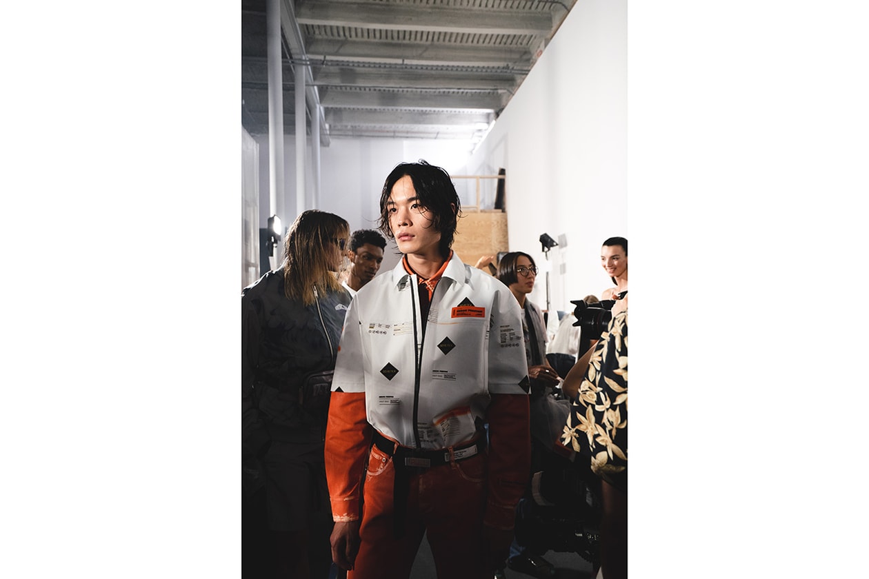 Heron Preston Paris Fashion Week Men's SS20 Spring Summer 2020 Looks Runway Pieces Levi's Collaboration Pieces First Look GORE-TEX