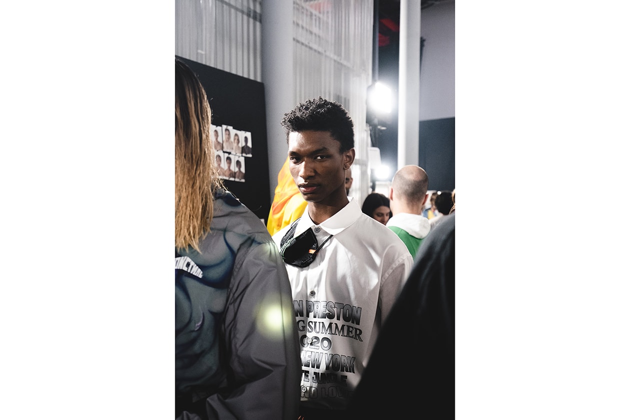 Heron Preston Paris Fashion Week Men's SS20 Spring Summer 2020 Looks Runway Pieces Levi's Collaboration Pieces First Look GORE-TEX