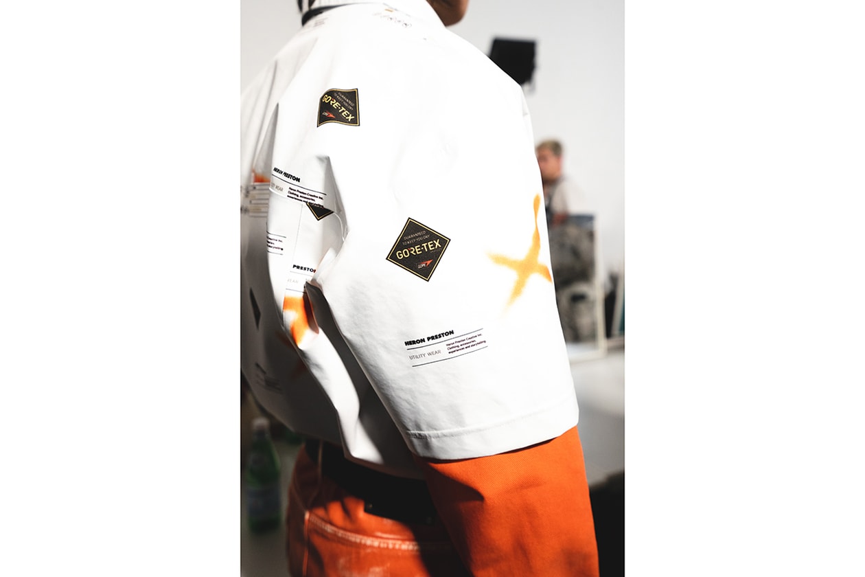 Heron Preston Paris Fashion Week Men's SS20 Spring Summer 2020 Looks Runway Pieces Levi's Collaboration Pieces First Look GORE-TEX