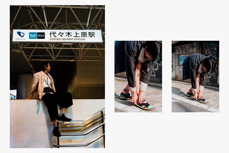 Hi-Tec Japan Footwear Drop Editorial Campaign Lookbook “Shibuya Crossover” Images Kawaz Flex Elasticated Sandal Aoraki WP Outdoor Sneaker SS19