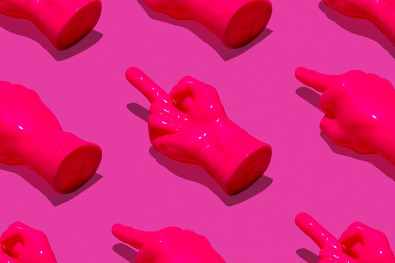 HUF & Haroshi Come Together for on a "Hot Pink" Vinyl Middle Finger