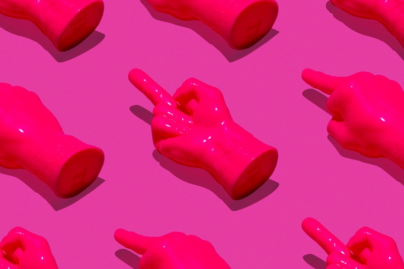 HUF Haroshi Vinyl Middle Finger Hot Pink Release