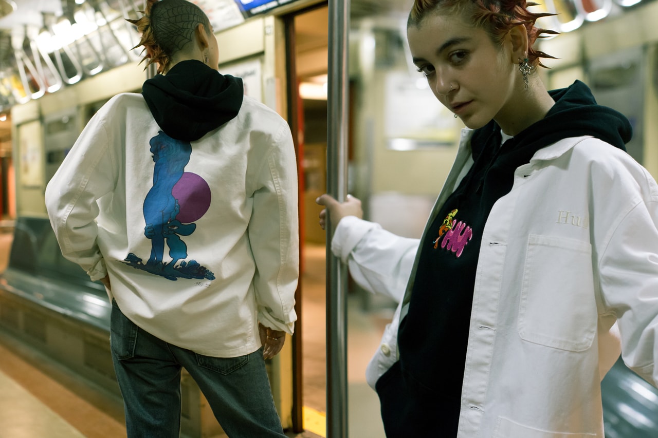 mark bode huf artist capsule collection spring summer 2019 release hand painted jackets cartoon illustrations