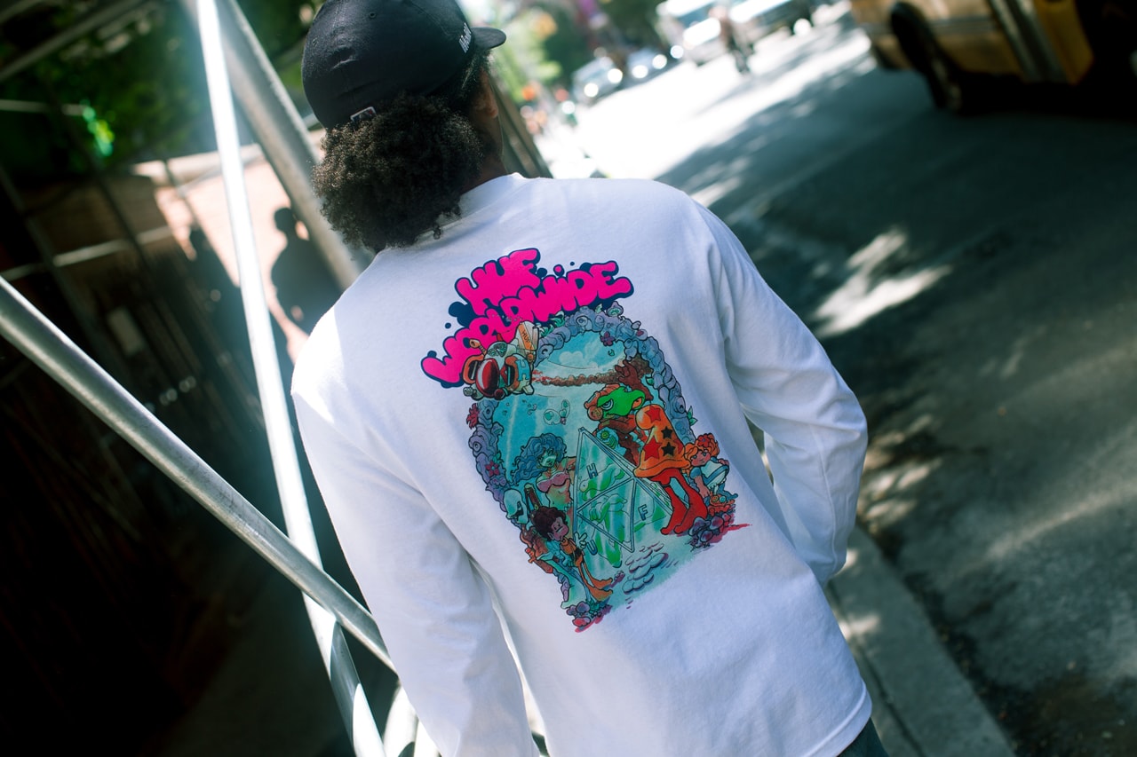mark bode huf artist capsule collection spring summer 2019 release hand painted jackets cartoon illustrations
