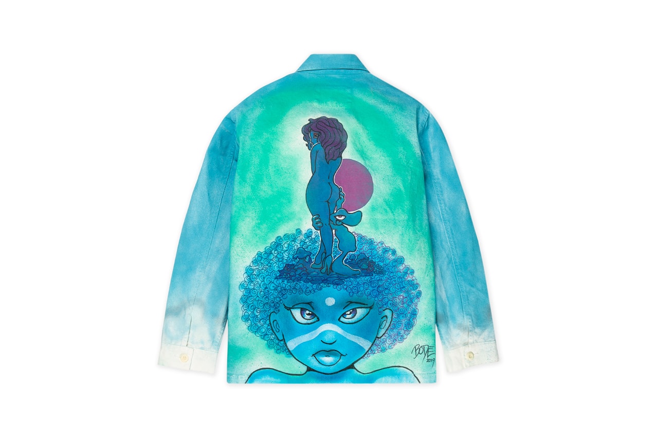 mark bode huf artist capsule collection spring summer 2019 release hand painted jackets cartoon illustrations 