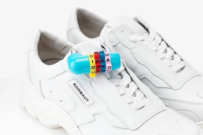 IDEA Books x Rombaut Padlock Sneaker Collab dover street market london release date info buy june 13 2019 20 white pop up Classic Vegan Leather Boccaccio