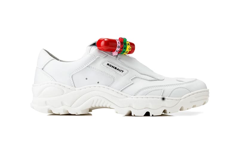 IDEA Books x Rombaut Padlock Sneaker Collab dover street market london release date info buy june 13 2019 20 white pop up Classic Vegan Leather Boccaccio