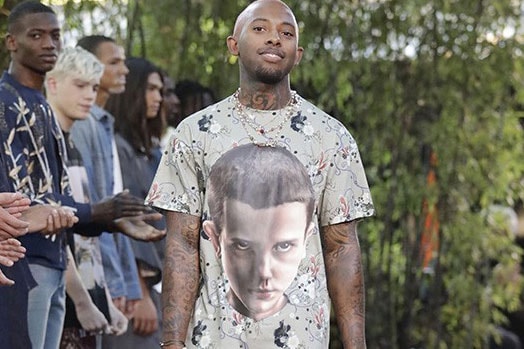 ih nom uh nit Debuts More 'Stranger Things' Tees During SS20 Runway Show